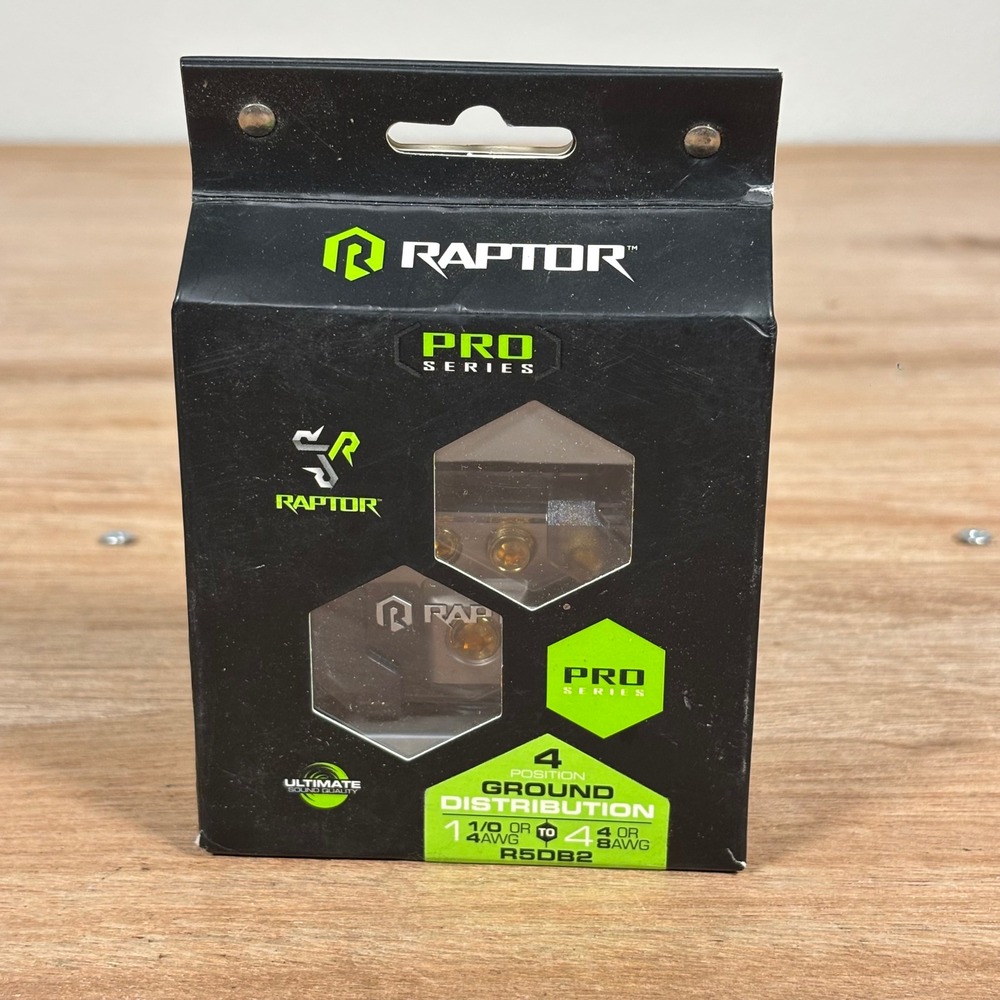 Raptor Pro Series R5DB2 4 Position Ground Distribution Block 1/0 4 AWG Input